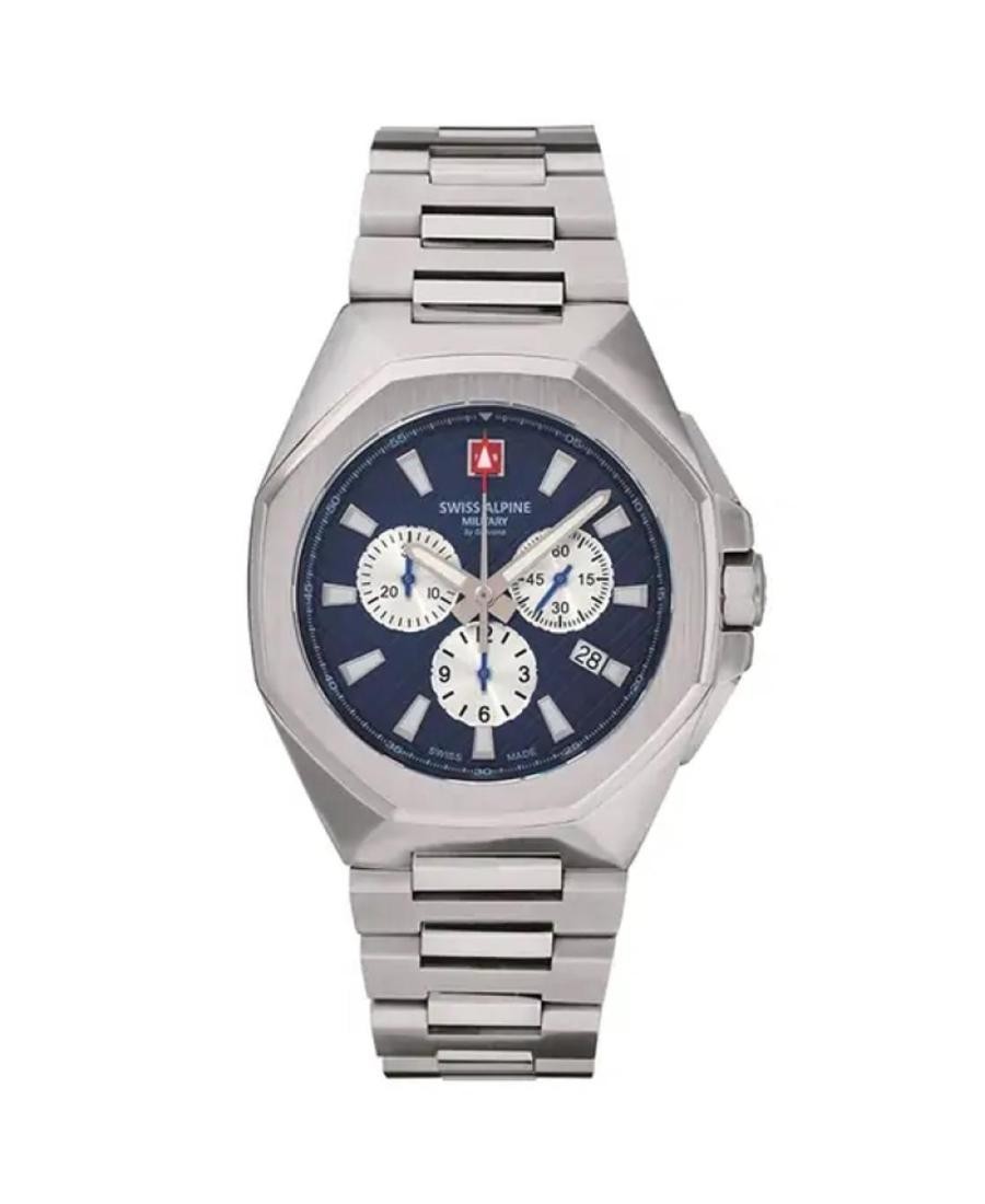 SWISS ALPINE MILITARY Men Analog Quartz Casual Watch Classic Dress Blue Dial Wat