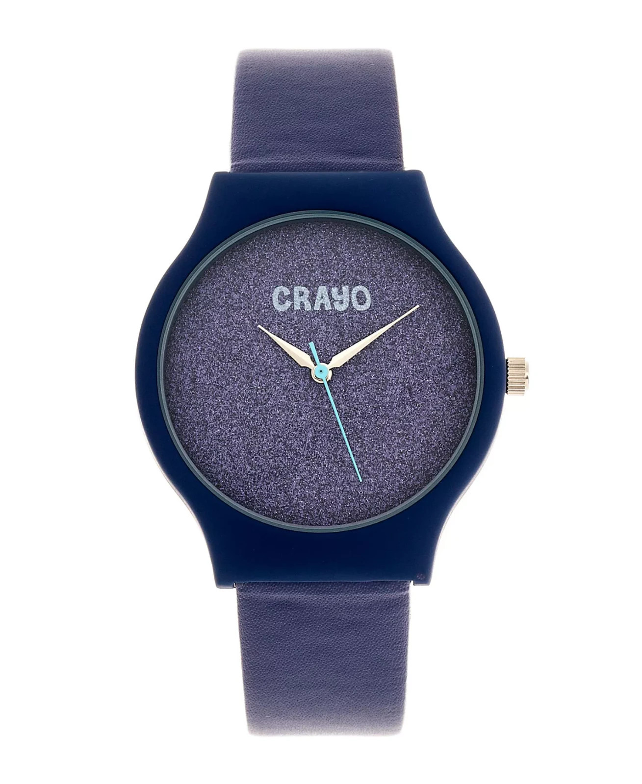 Crayo Glitter Women’s Purple Glitter Dial Quartz Watch