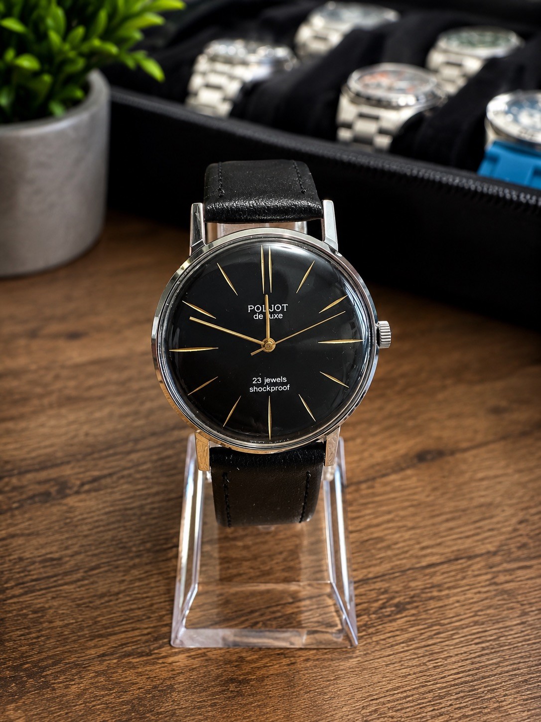Poljot De luxe Vintage Soviet USSR Ultra slim Dress watch Poljot De Luxe