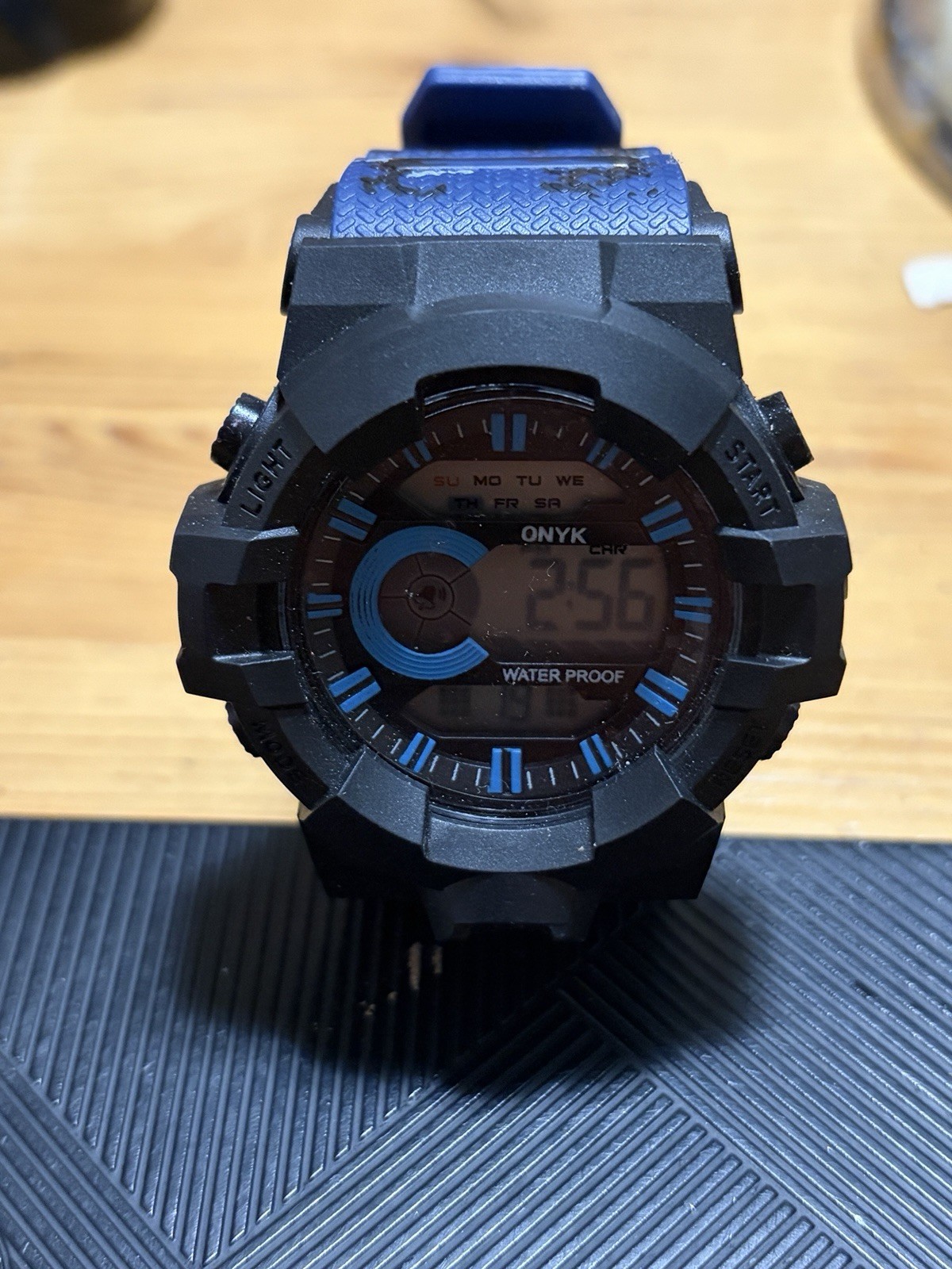 Onyx Men’s Water Resistant Sports Watch Blue Camo