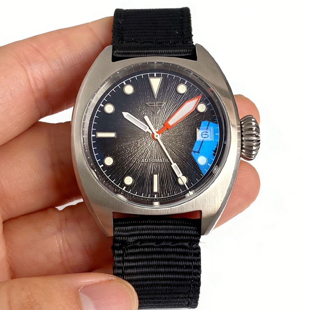 Tandorio 36mm Sapphire Glass Automatic Men’s Mechanical Watch For Miyota 8215