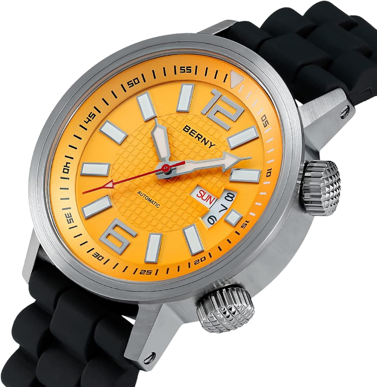 Men’s Automatic Dive Watch – Self-Wind, Waterproof, Luminous, No Battery Needed