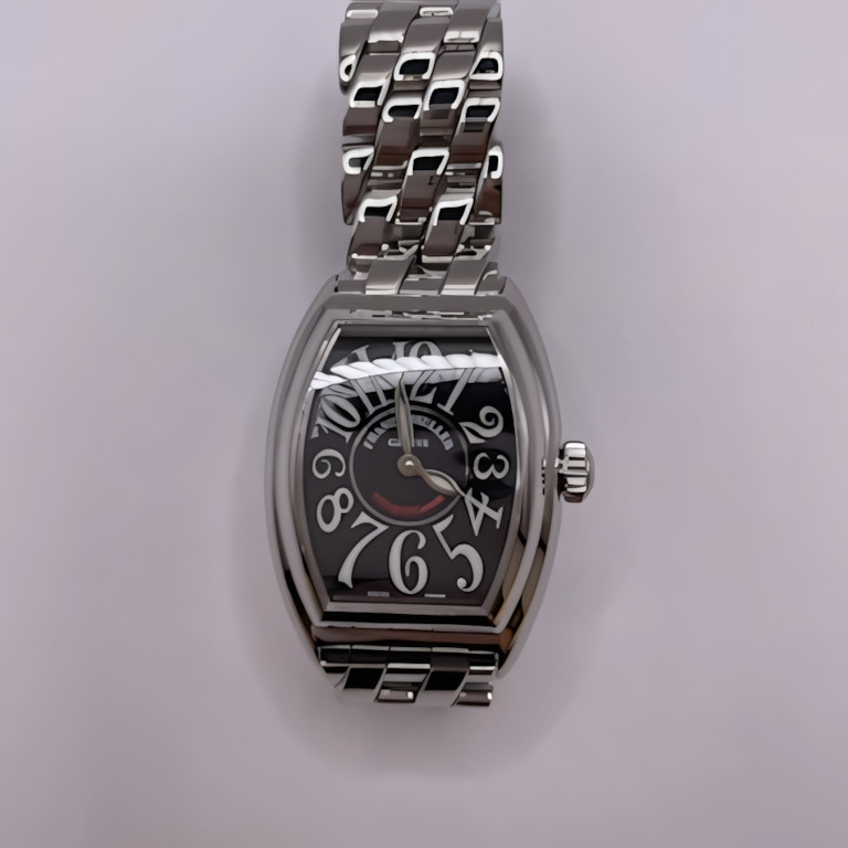FRANCK MULLER CONQUISTADOR 8005 L QZ Ladies SS Steel Watch – Mint/Unworn