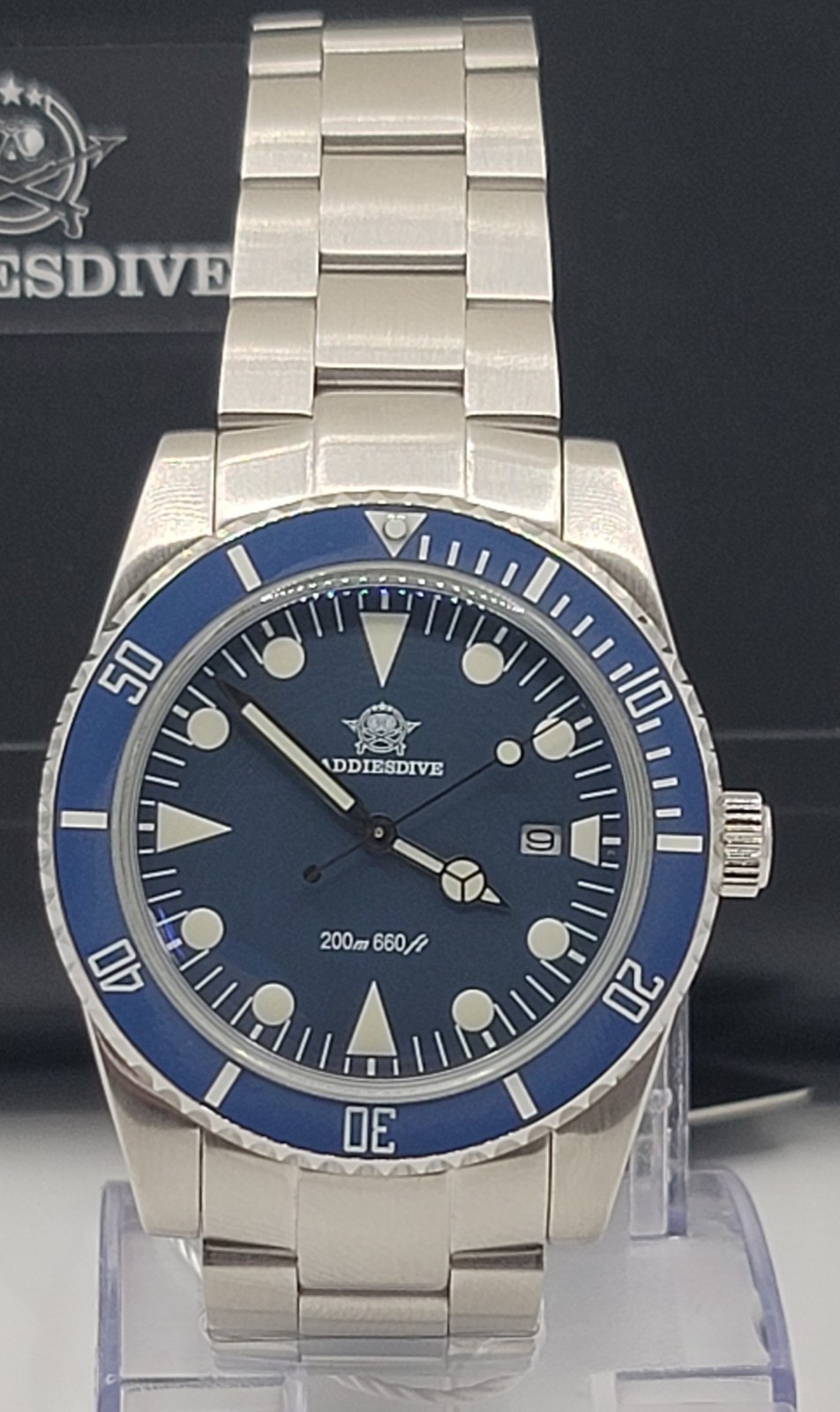 Addiesdive AD2068 Miyota 2115 Quartz Dive Watch. US Seller!!!!!