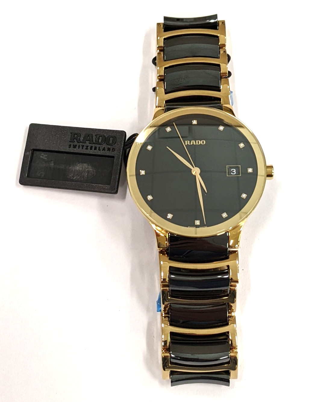 Rado Centrix Diamonds Watch 38mm Quartz R30527762 Retail: $2,200 NEW