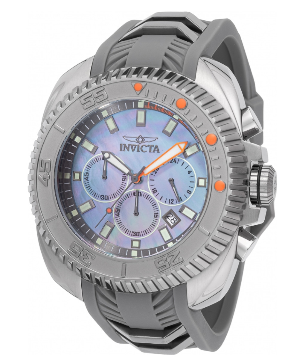 Invicta Coalition Forces Men’s 50mm Blue Pearl Dial Chronograph Watch 49789