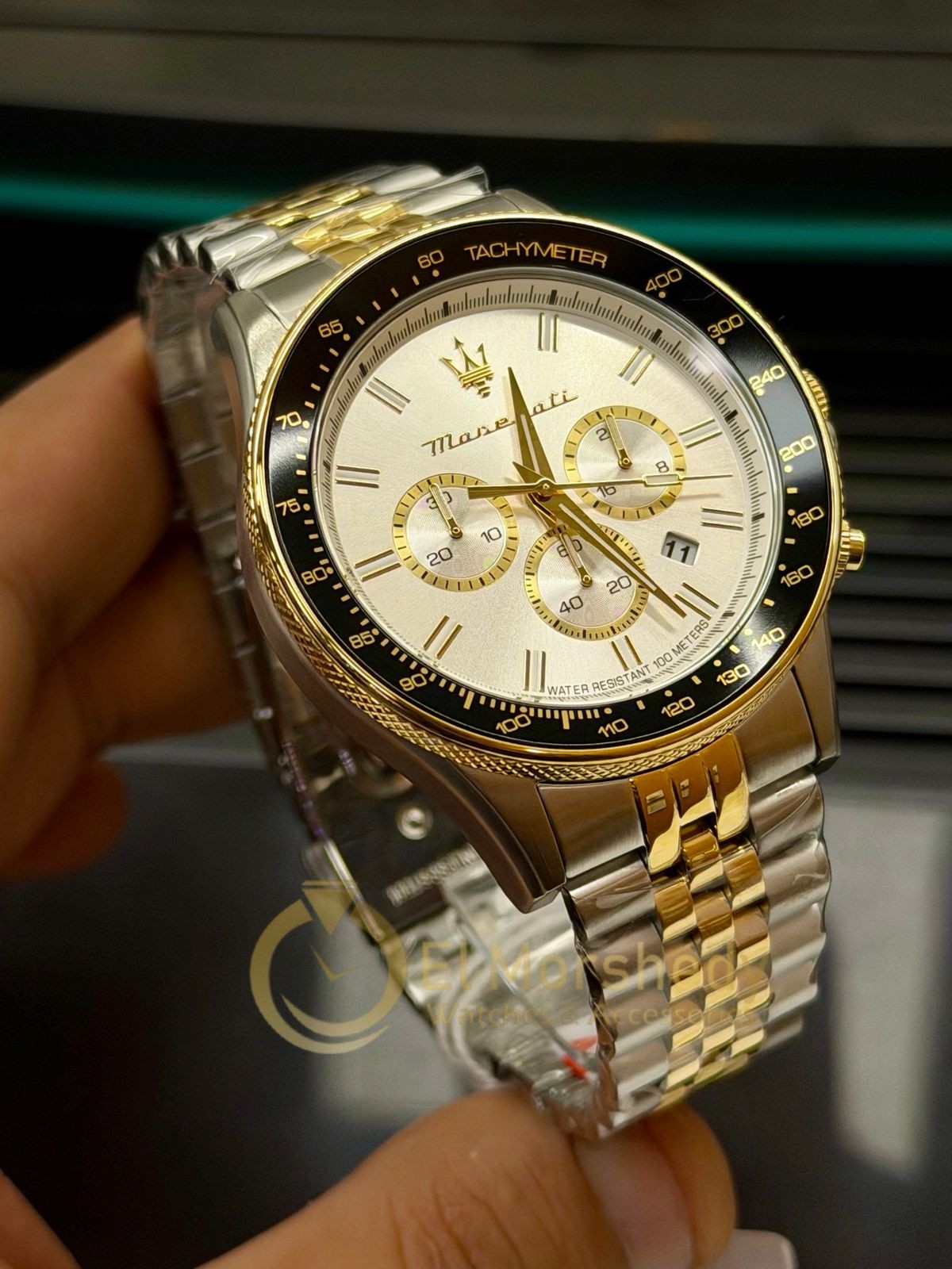 Maserati Sfida R8873640024 Men’s Chronograph Two-Tone Silver & Gold Watch 44mm