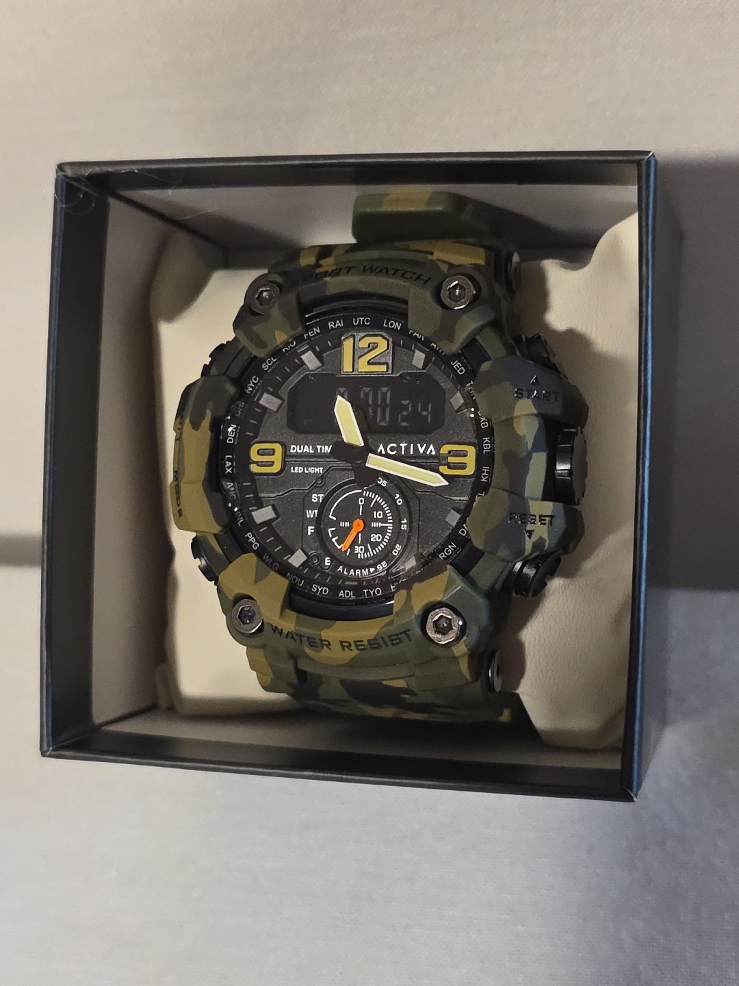 Activa X Invicta BlackOps Digital Men’s Watch – 56mm SKU#:ACW1637-004 . New