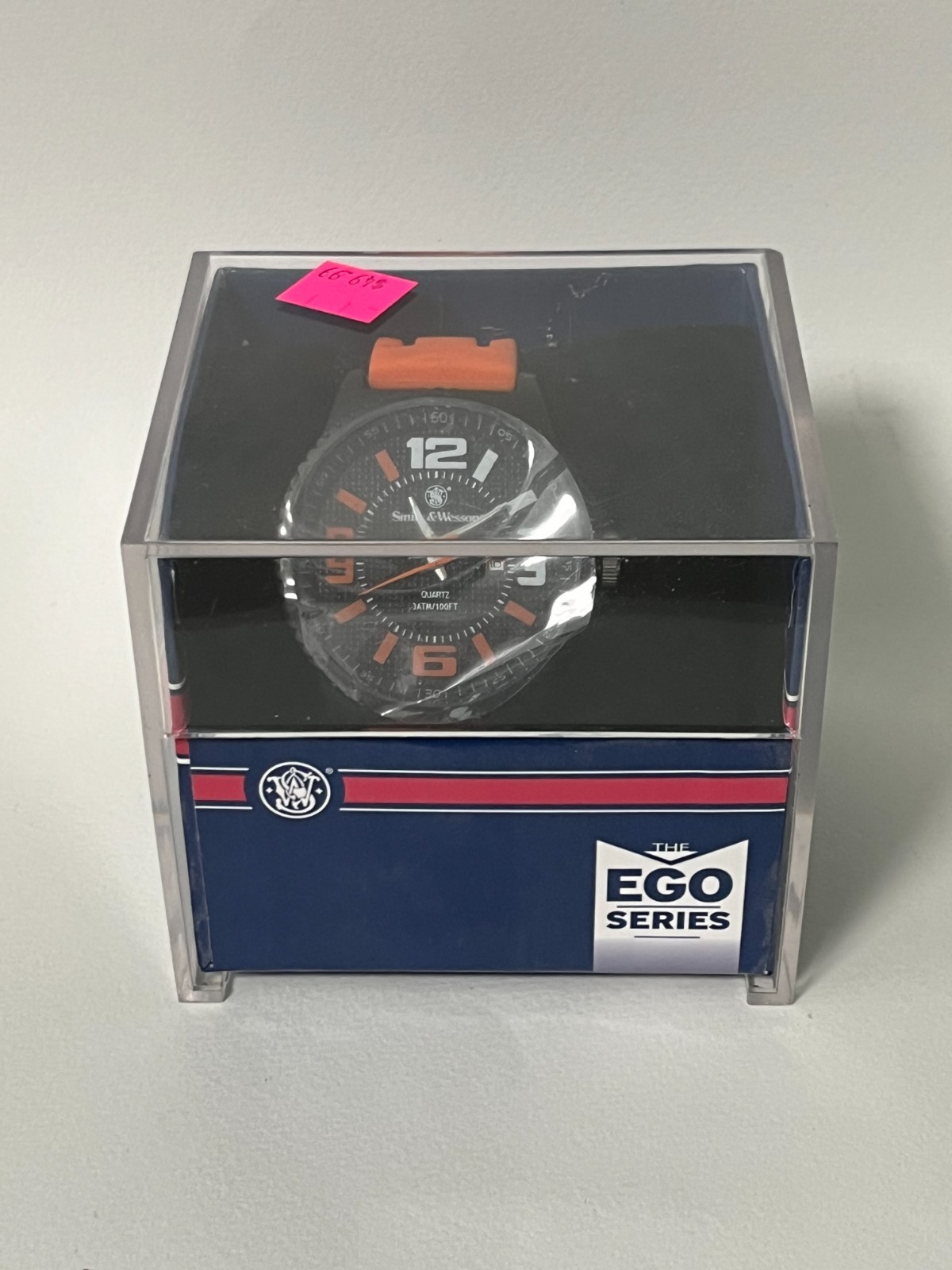 Smith & Wesson Ego Series Watch With Orange Silicon Strap