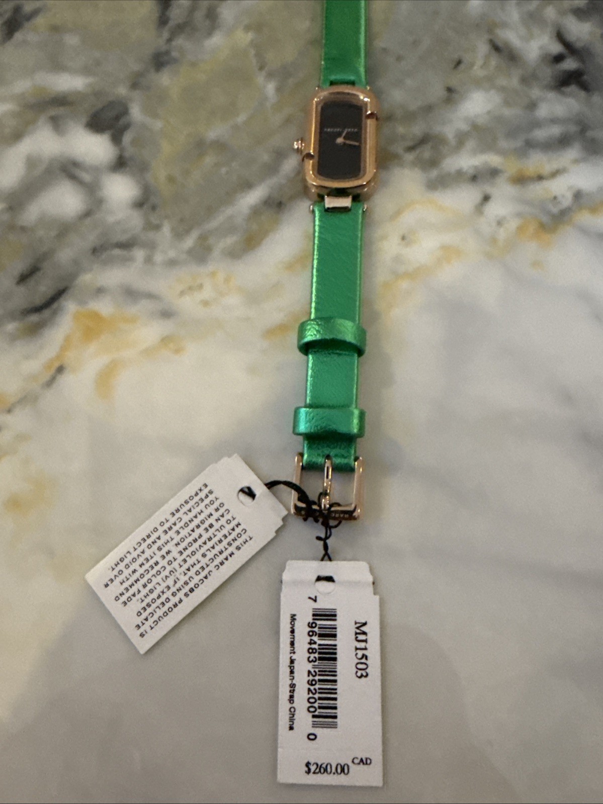 Marc Jacobs MJ1503 Leather Strap Watch