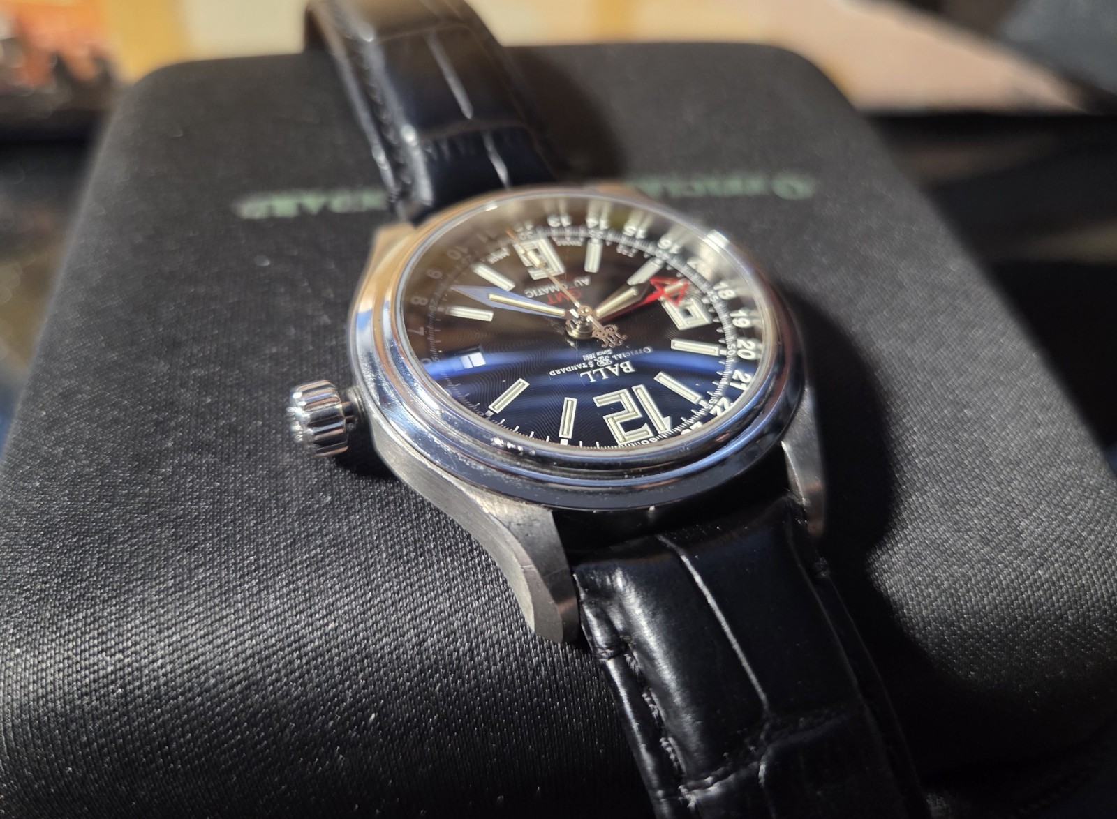 Ball Trainmaster NM1038D Date Black Automatic Men’s Watch