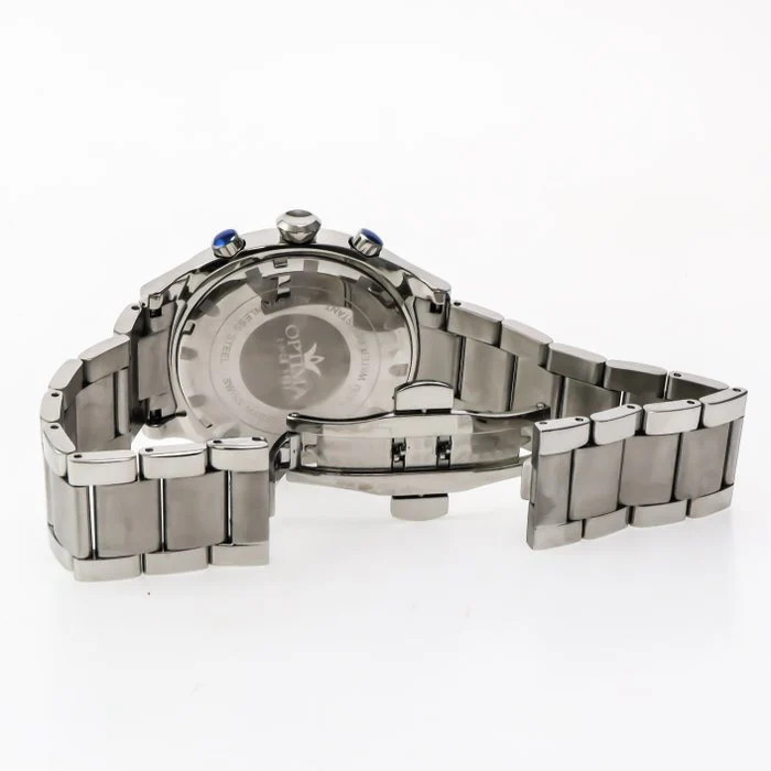 Optima – Swiss Chronograph – OSC449-SS-3 Swiss Ronda Quartz 44.15 mm OSC449