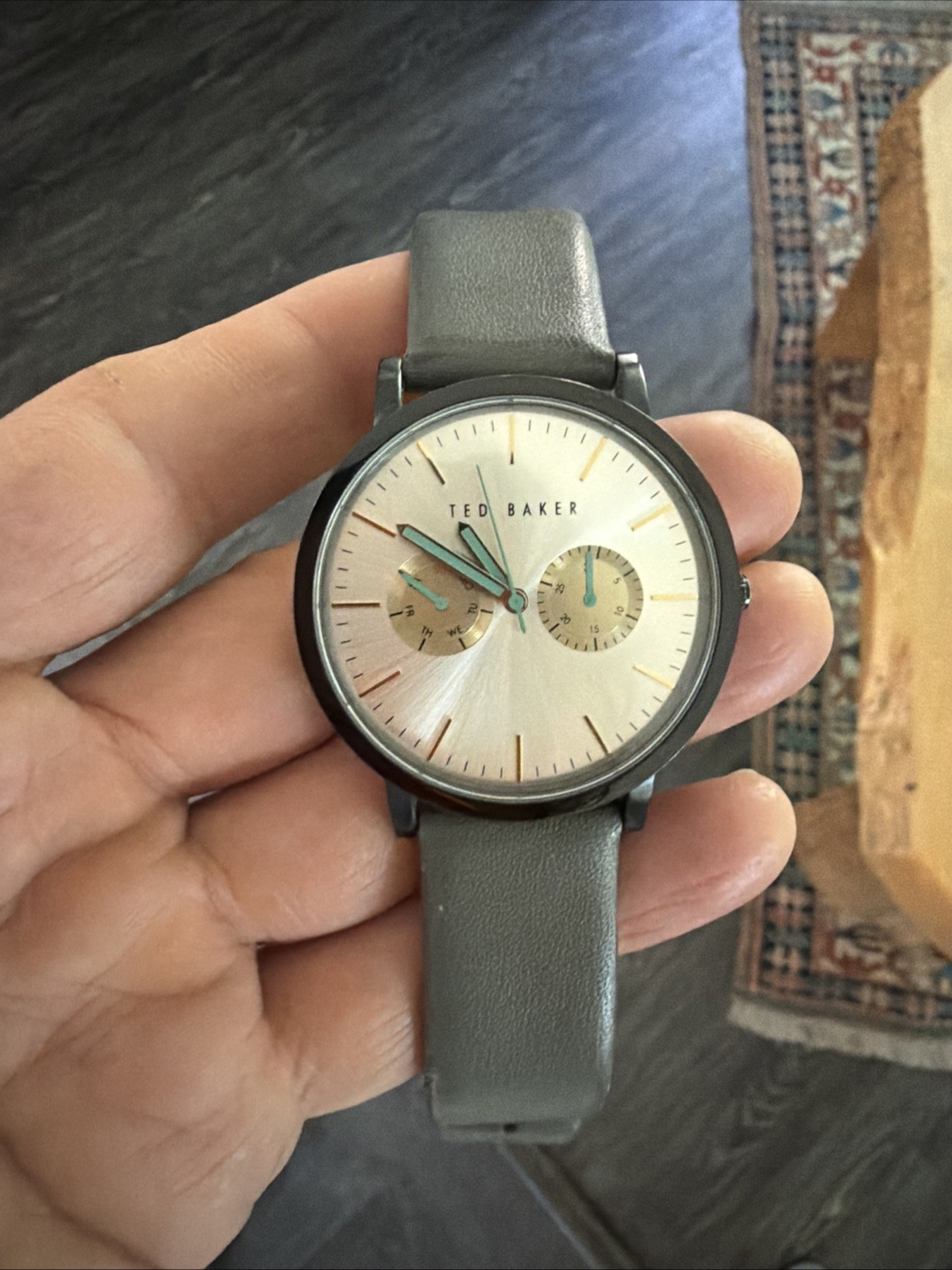 Ted Baker Men’s SMART CASUAL Grey Multi-Function Strap Watch