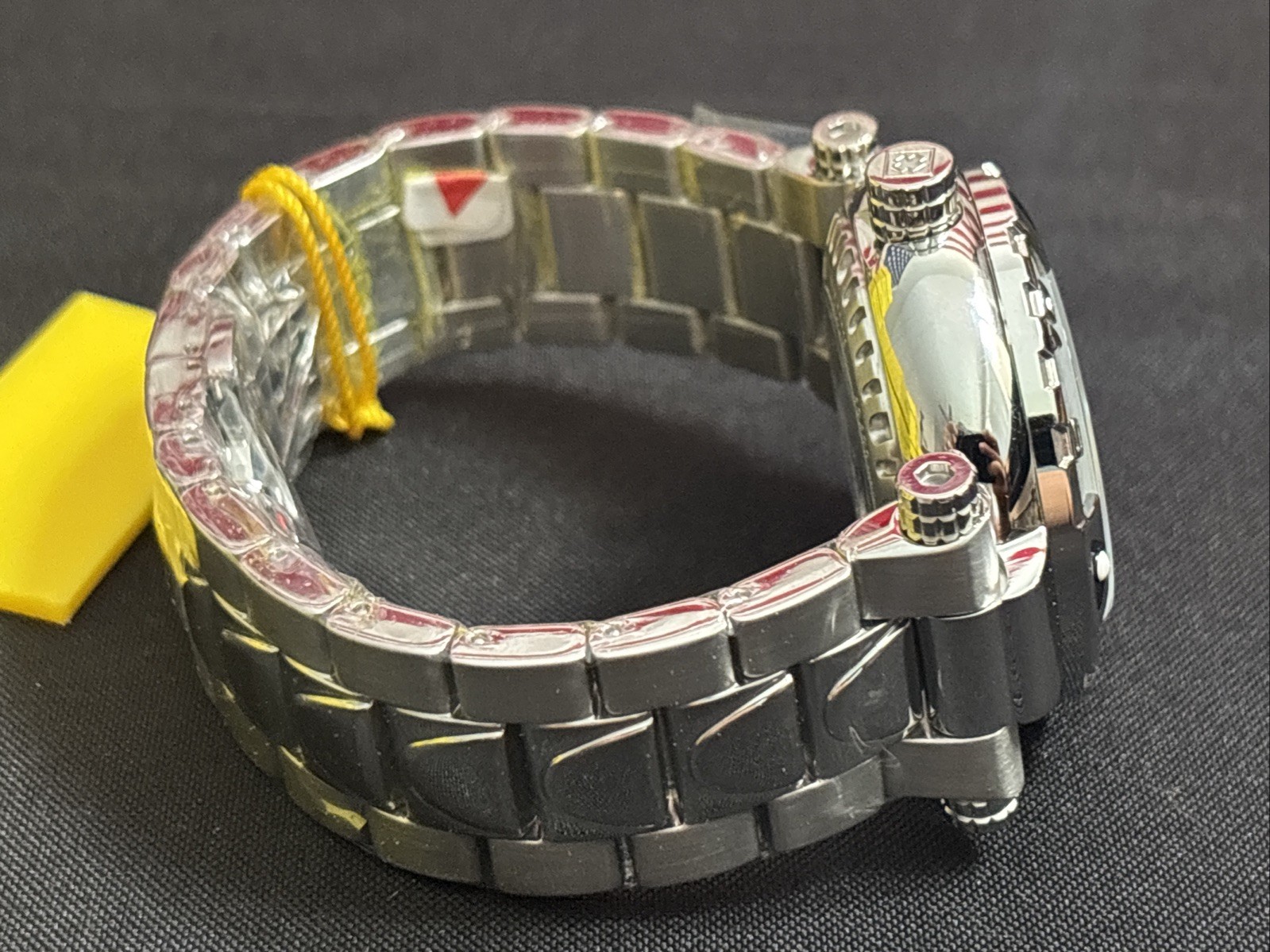 Invictas 47mm Automatic Silver “Subaqua” On SS Band Mens Big Boy Watch #49499