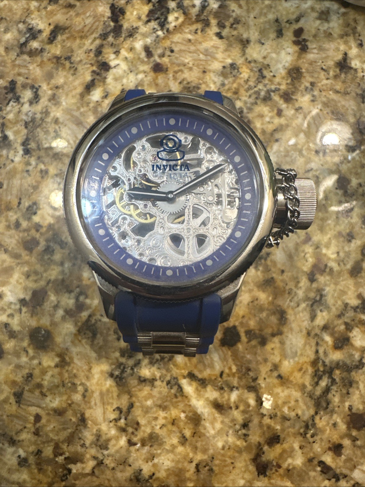 52mm Blue & Slvrtn | 50-Yr Special Anniv |RUSSIAN DIVER Mechanical Invicta Watch