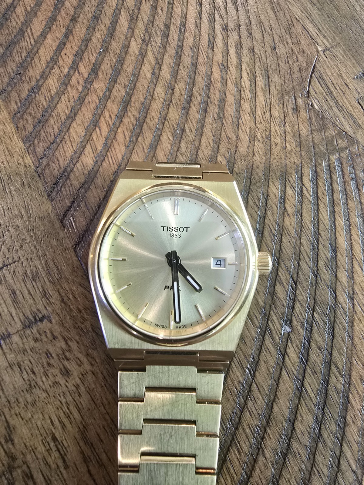 PRX 35MM Gold Quartz -swiss made Second Hand Delete.