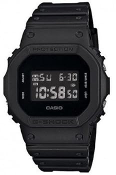 [B1R] Casio G Shock DW 5600BB 1ER Monotone Matte Black Watch [m3w]