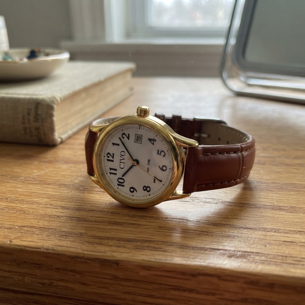 Stylish 25mm Women’s Analog Timepiece – Effortless Day-to-Night Transition