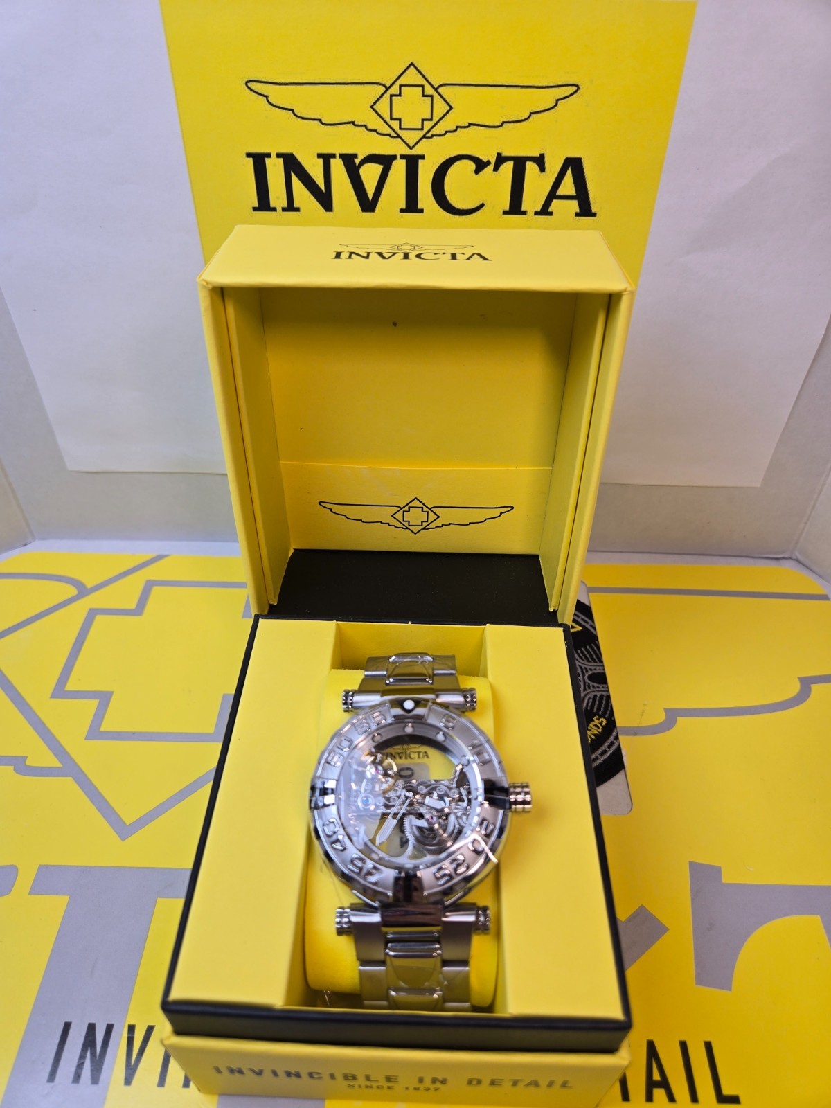 Invicta Subaqua Nebula Automatic Men’s Watch 47mm Steel w/ Skeleton Dial NEW!!!