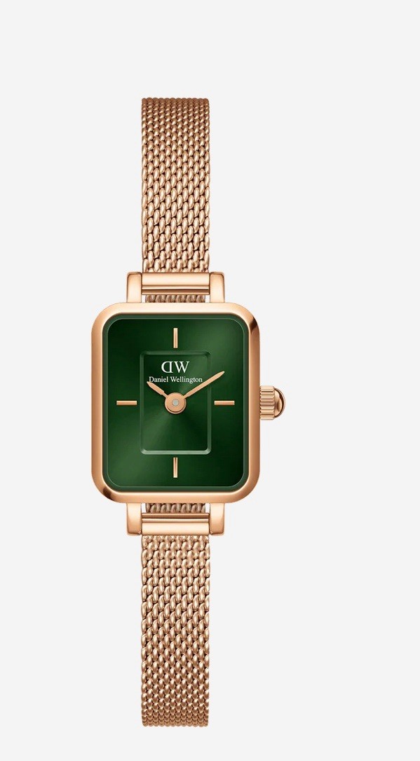 Daniel Wellington Quadro Mini Watch Brown Strap