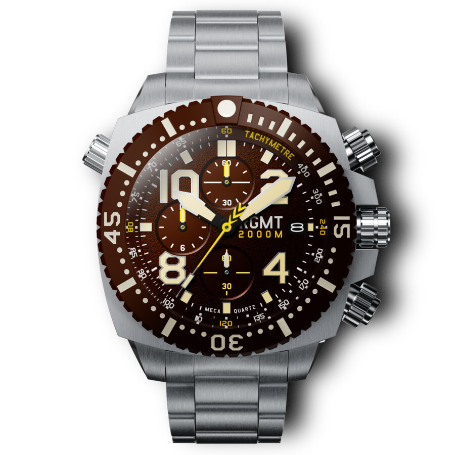 RGMT Demolition Brown 2000m Divers Chronograph RG-8036-11 Watch