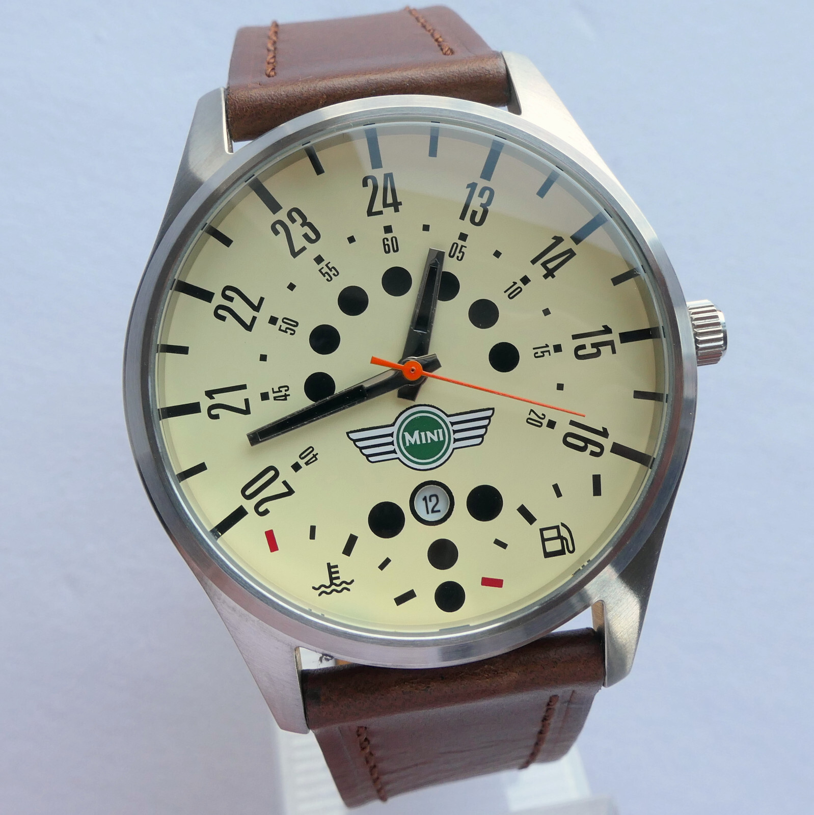 Mini John S Cooper Works JCW Speedometer Racing Classic Retro Sport Design Watch