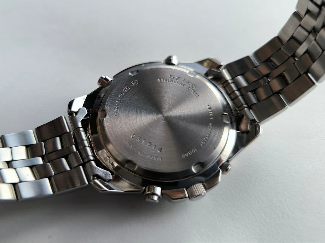 SEIKO Prospex SBCL001 Speedtimer Chronograph Watch Black Dial Wrist 6.69in