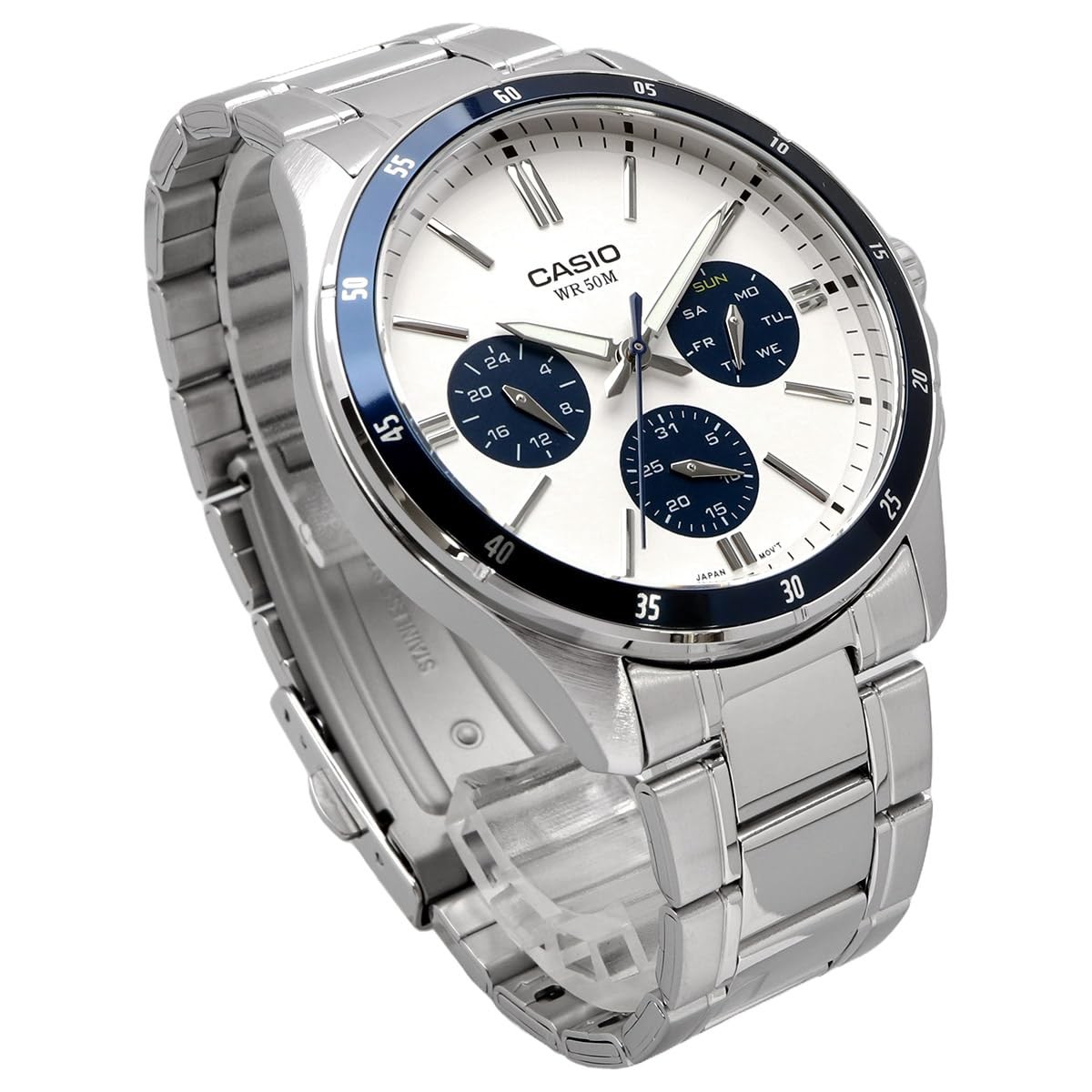 CASIO Standard Quartz Men’s Watch MTP-1374D-7A2V Multi-axis 24-hour display whit