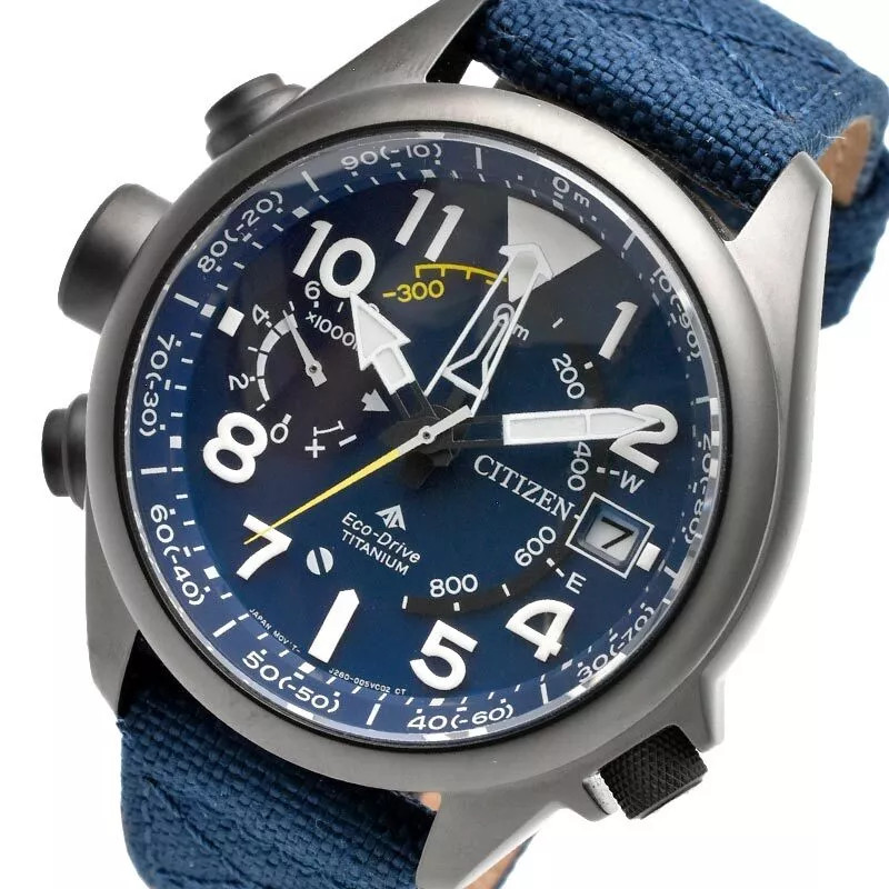 Citizen Promaster Altichron Super Titanium BN4065-07L Blue Dial Men’s Watch