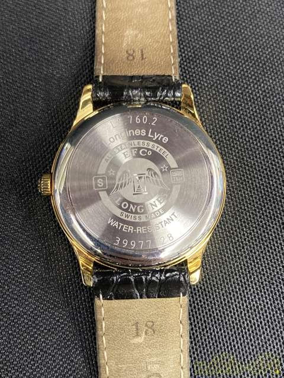 LONGINES Lyre Automatic L4.760.2.32.2 Gold Tone Date Mens Watch Swiss Made
