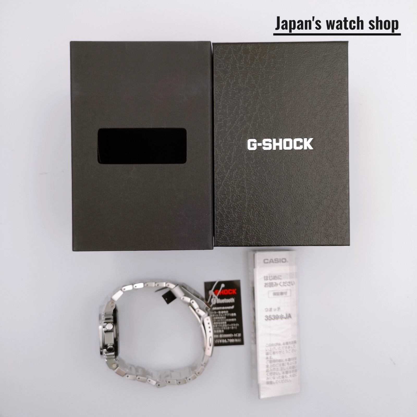 CASIO G-SHOCK GMW-B5000D-1CJF Silver Stainless Steel Men’s Watch New in Box