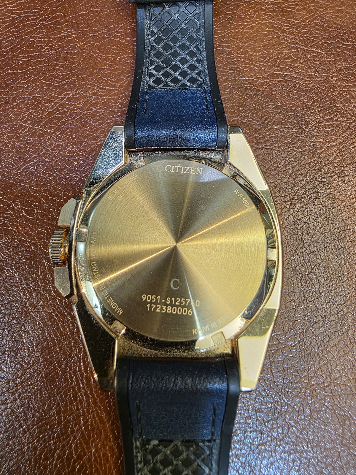 Citizen Series 8 Gold Tone Automatic Blue Dial Men’s Watch NB6012-18L