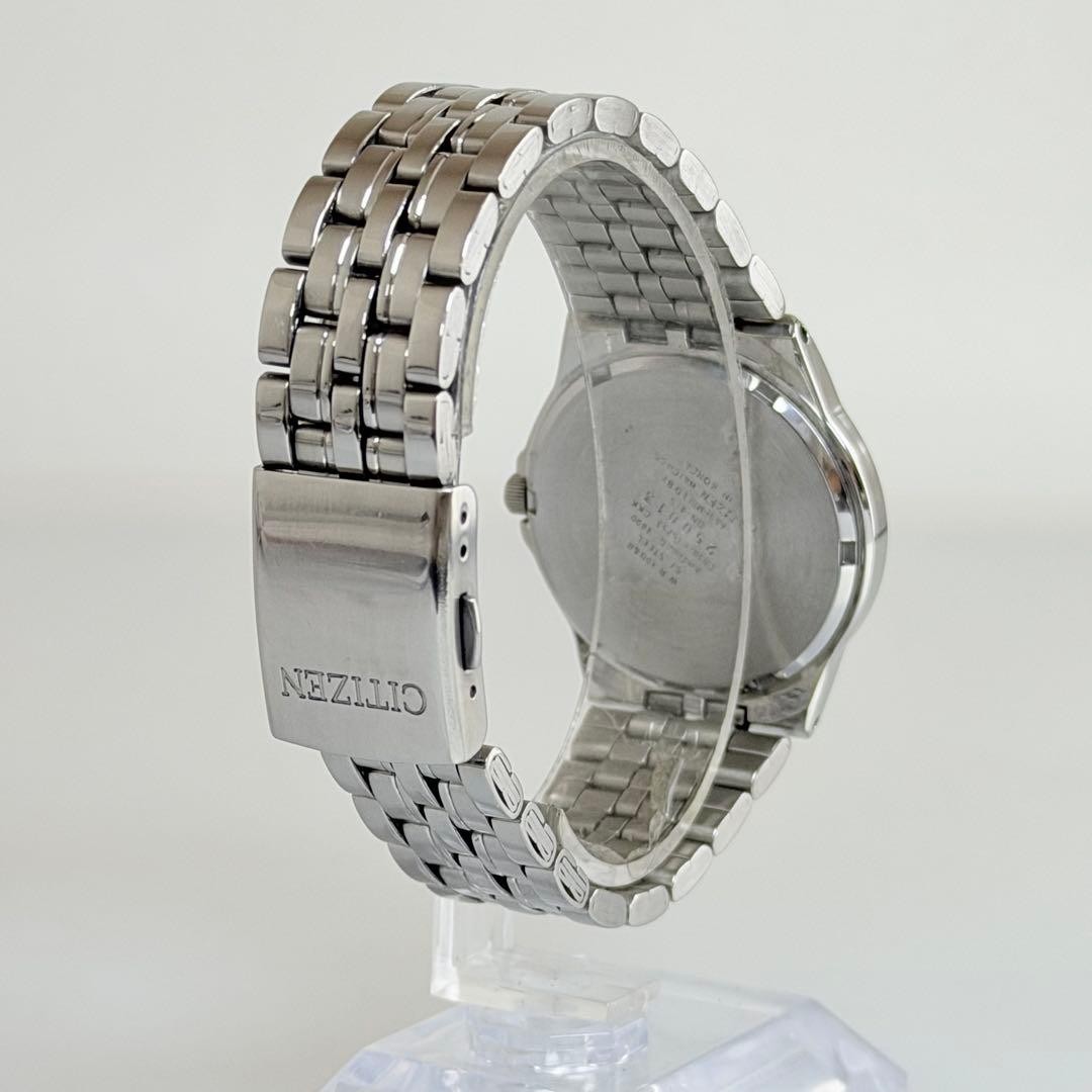 Ⴤ1498 ꕤExcellent condition CITIZEN Eco-Drive Solar Watch Silver 【USED】