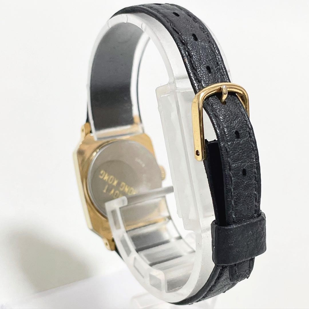 Excellent condition, fully functional CITIZEN Q&Q 6-P00921 Square Gold Hand-