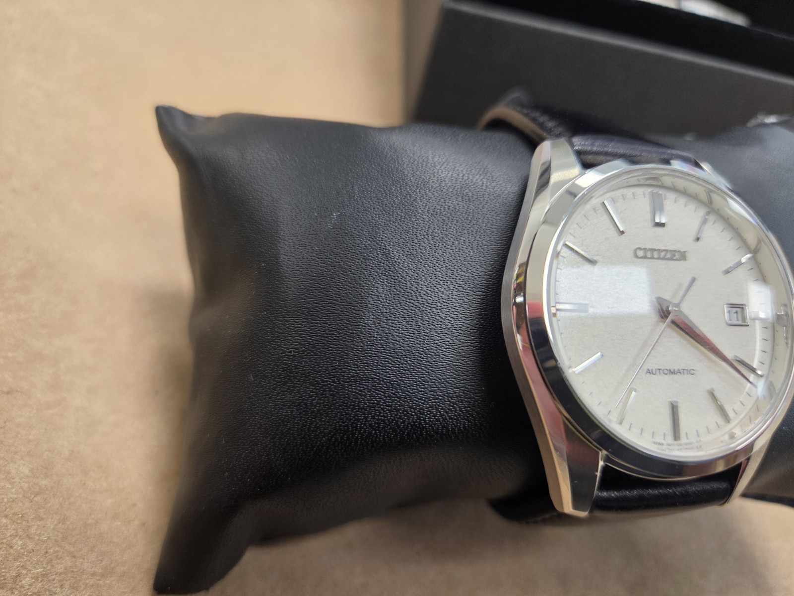 Citizen Silver Leaf Lacquer Automatic NB1060-04A. Great Condition.