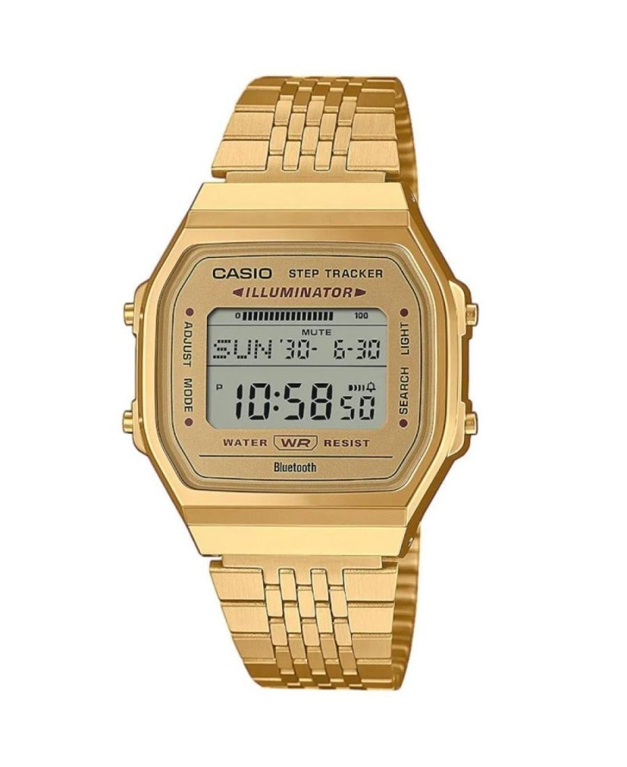 CASIO Women Digital Quartz Casual Watch Classic Dress Gold color Dial Waterproof
