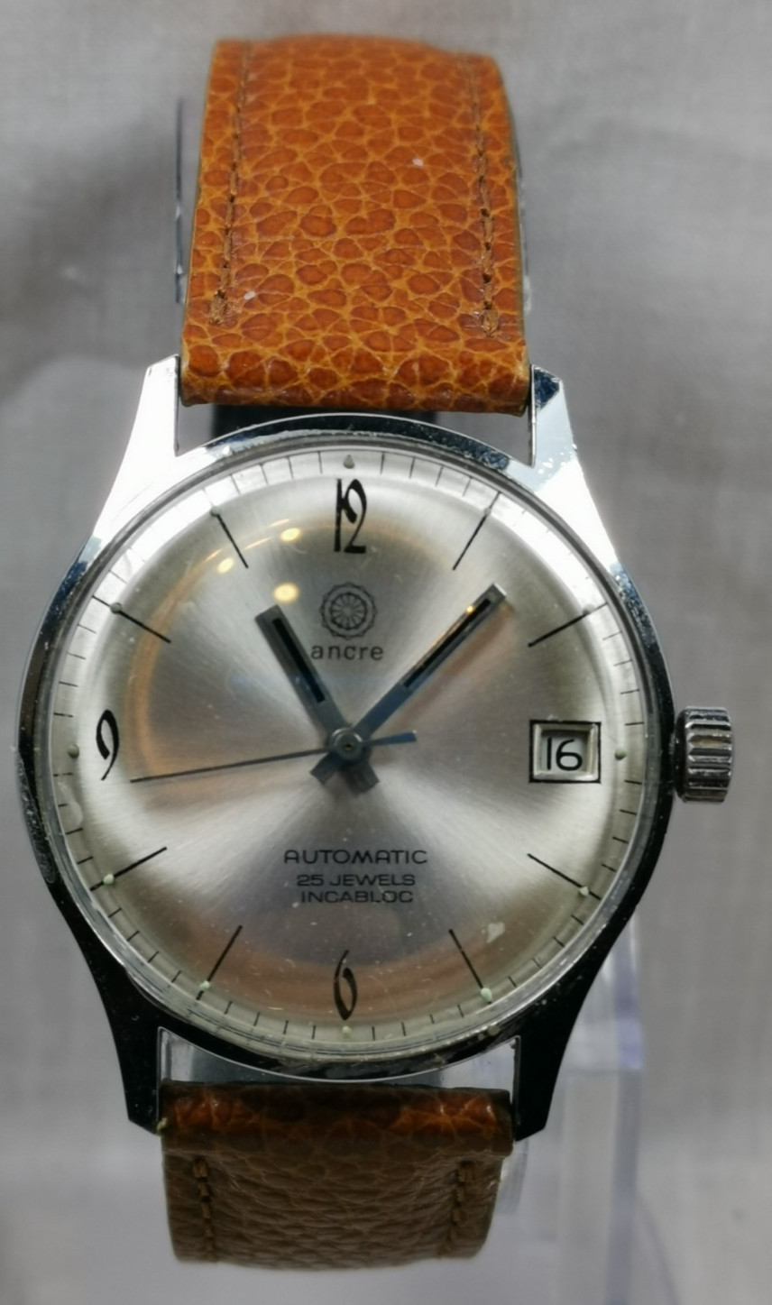 Ancre Date Automatic 25J Cal. PUW 1561 Germany Gents Wristwatch