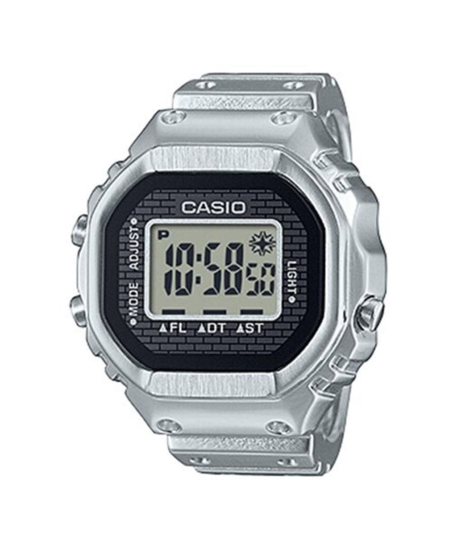 New CASIO RING WATCH CRW 001 1JR Silver