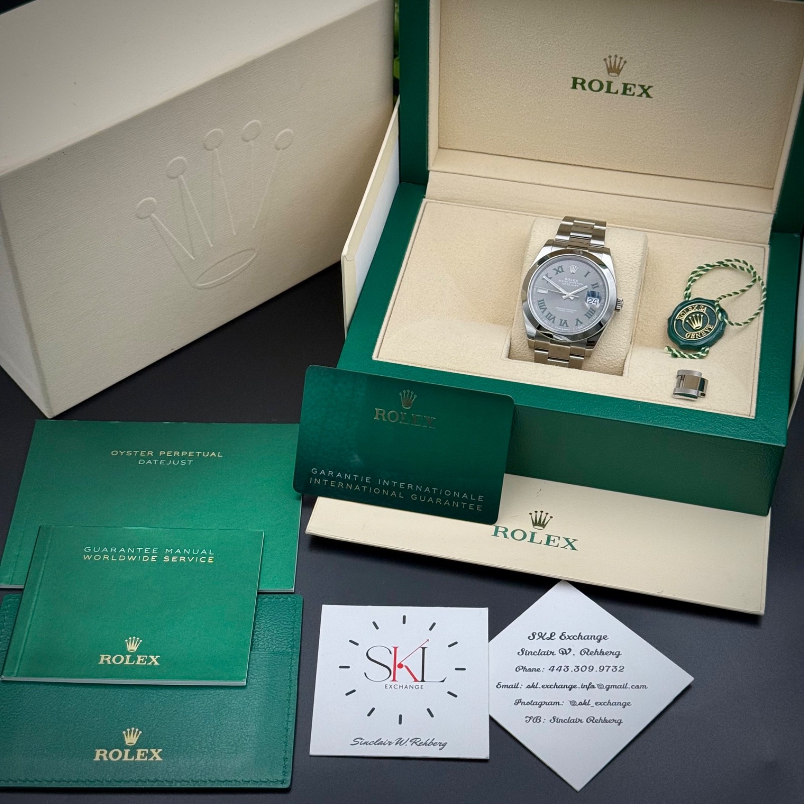 Rolex Datejust 41 Wimbledon Chronometer 126300
