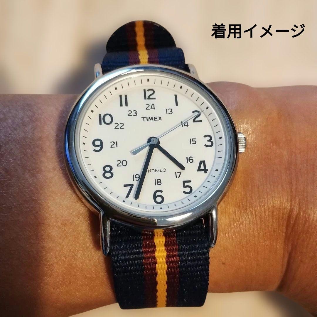 TIMEX Weekender Central Park White Dial Nylon Band Watch