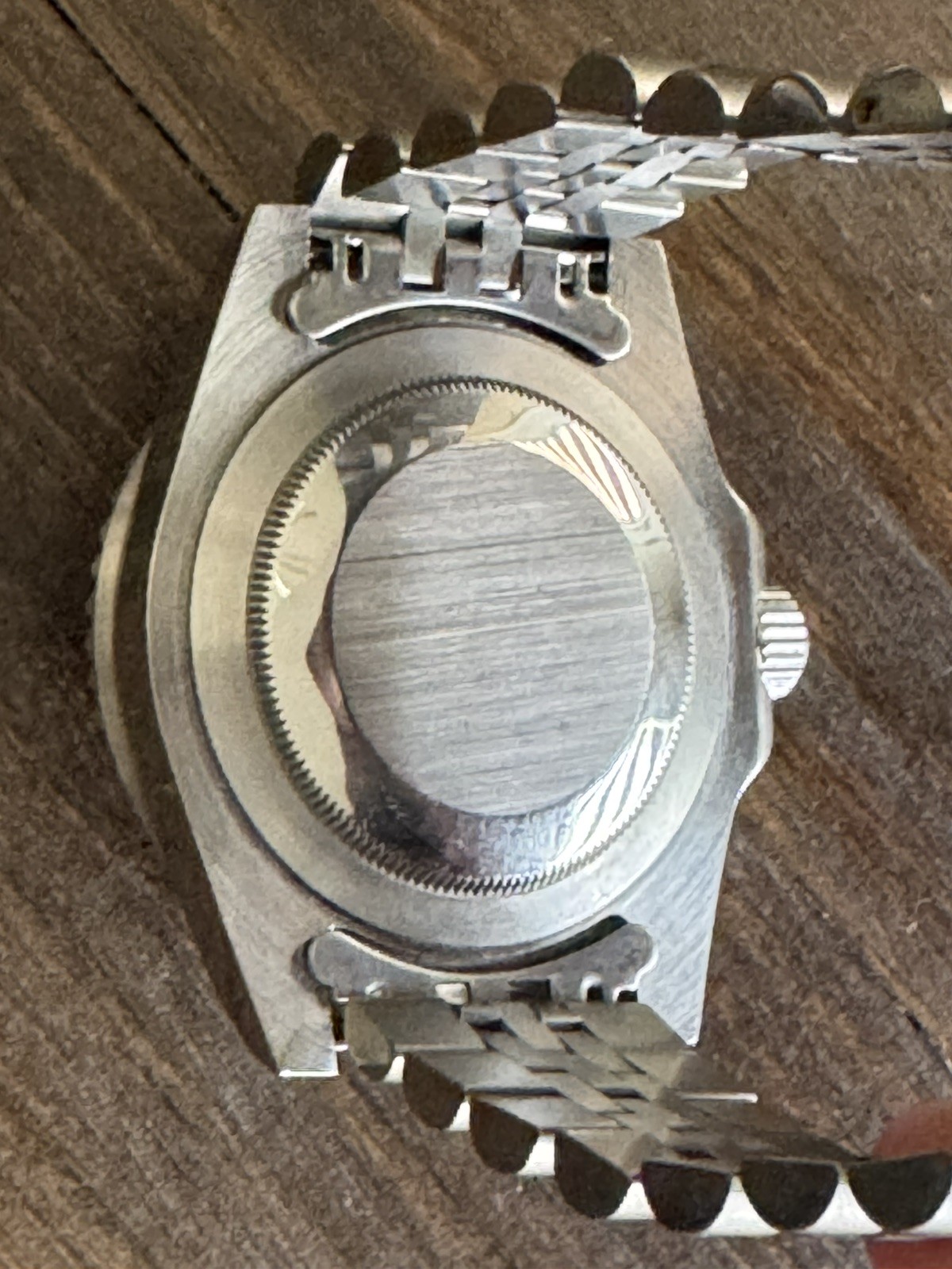 Custom NH35 Automatic Dive Watch Batman Style 40mm Jubilee Bracelet