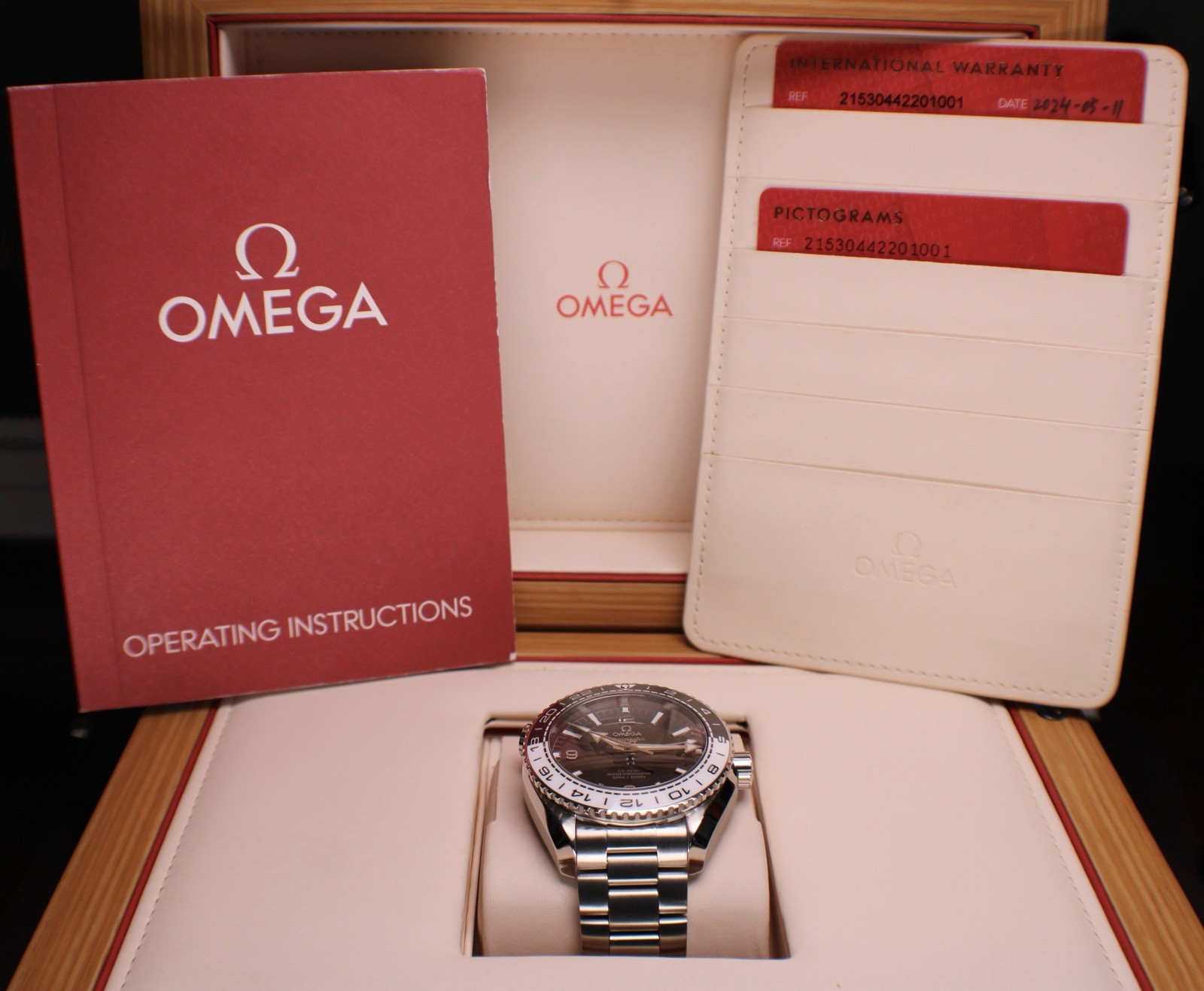 Omega Seamaster Planet Ocean “Oreo” 2024 Ceramic Bezel Ref. 215.30.44.22.01.001
