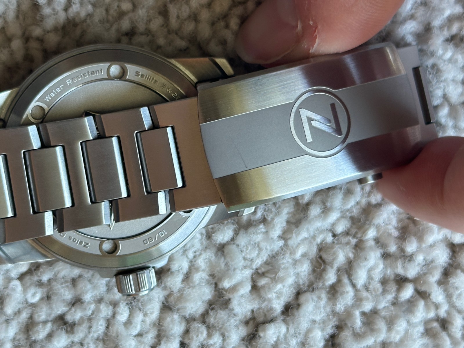 Zelos Aurora Moonphase Ti Eclipse Grey 39MM Titanium
