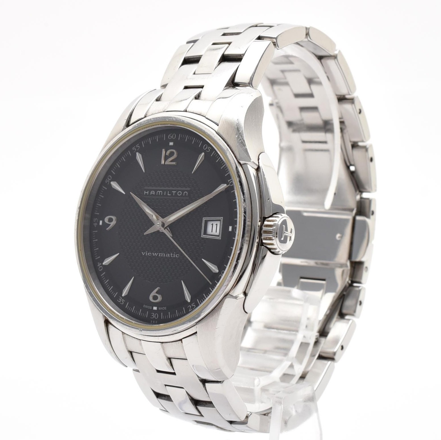 [Box,Paper] Hamilton Viewmatic Jazzmaster H325150 Automatic Men’s Watch JAPAN