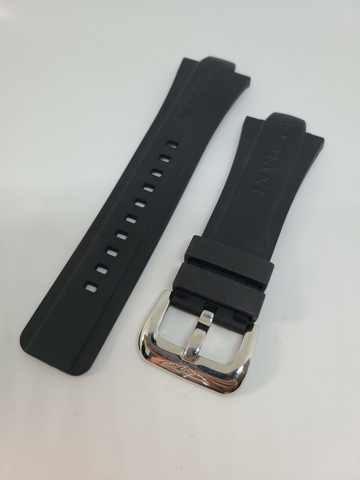 OEM Invicta Pro Diver Black Silicone Strap Band for Model 16132 Etc.