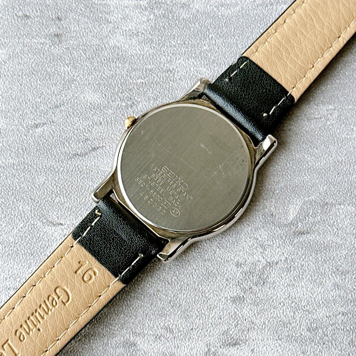 SEIKO LUCENT 5E21 6E00 Seiko Lucent Combination Case Quartz Men’s Watch