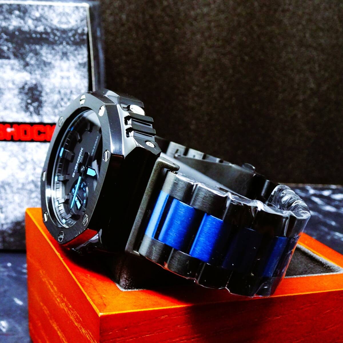 〓New〓〓mod Casioak〓〓G-Shock Custom〓〓GA2100 with body〓Stainless steel black