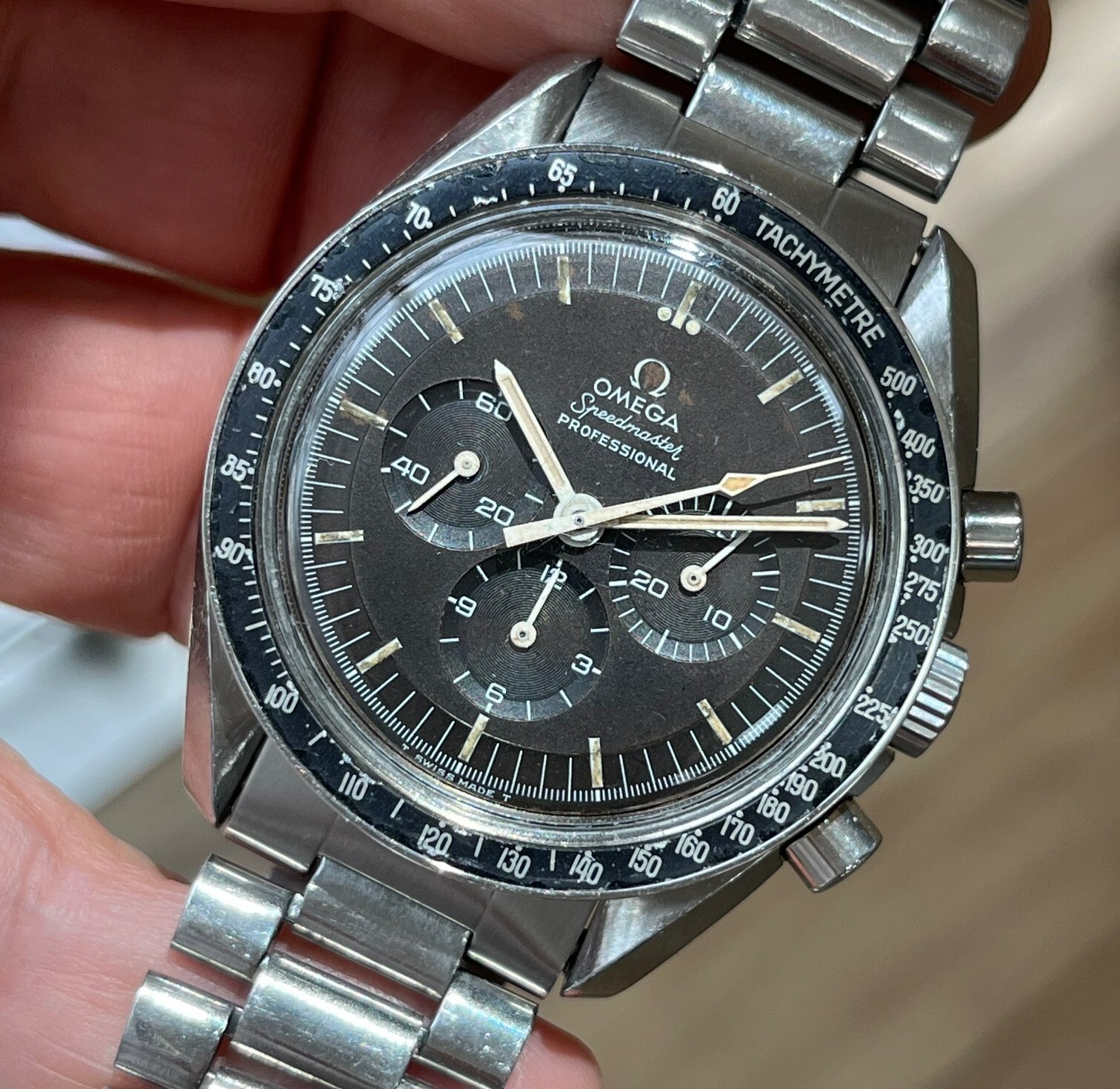 OMEGA SPEEDMASTER PREMOON 145.022 – 69 TROPICAL DIAL STEEL VINTAGE MEN WATCH