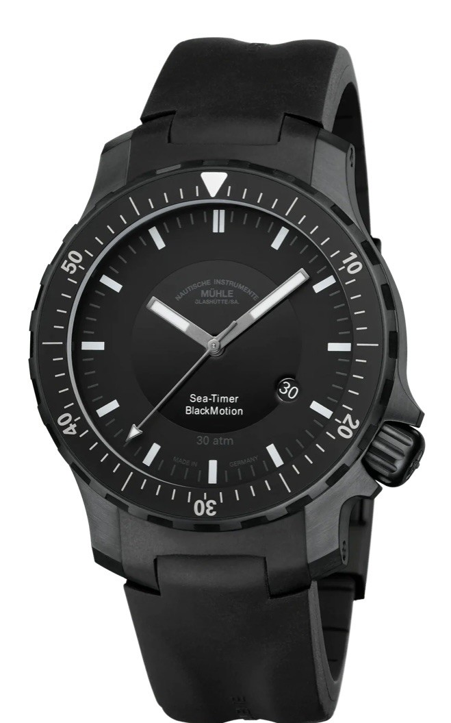 Muhle Glashutte- Sea-Timer BlackMotion (Made In Germany)
