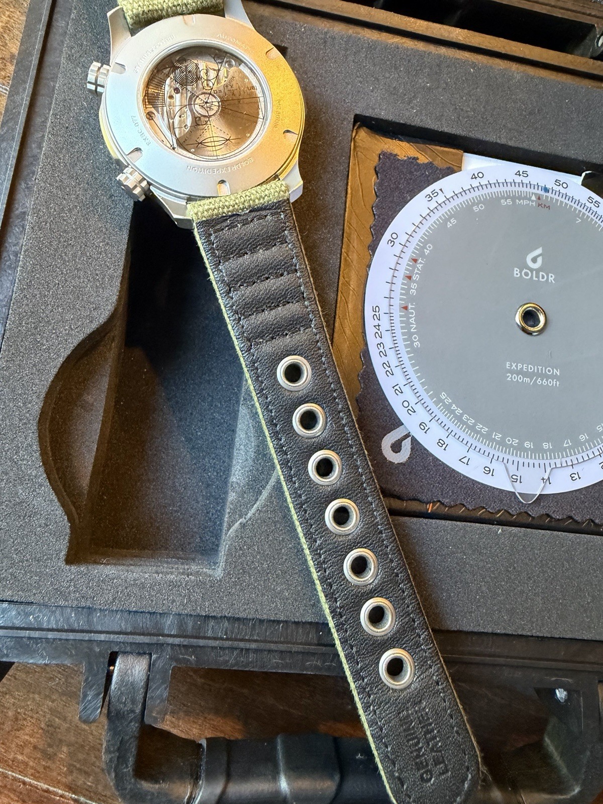 BOLDR Expedition Enigmath Sinharaja/Green Wristwatch